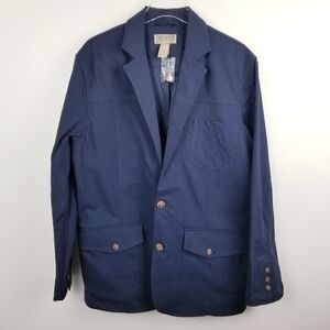 NWOT Duluth Trading Men's Navy Blue Blazer Jacket
